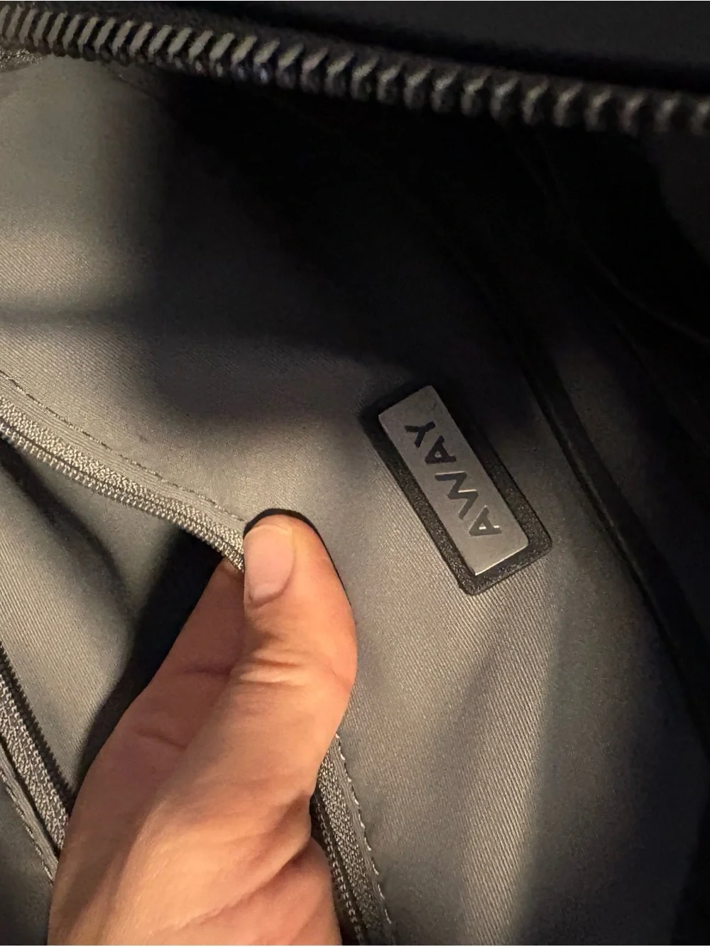 NEW AWAY commuged Men's Black Backpack